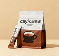 Sachet individuel 5g de café instantané en stick, emballage alimentaire scellé sous film, résistant à l'humidité, pour miel, aliments pour animaux, sushis, chewing-gum