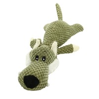 Peluche en forme d'animal Jouet à mâcher et à jouer indestructible pour chien