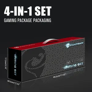 Ensemble de 4 pièces : <span class=keywords><strong>Casque</strong></span>, <span class=keywords><strong>Souris</strong></span> Gaming Filaire RGB et <span class=keywords><strong>Clavier</strong></span> pour Ordinateur - Product Image 5