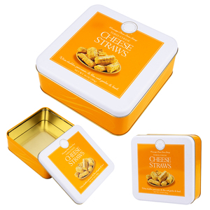 Nhà Máy Bán buôn tùy chỉnh in ấn Snack quà tặng bao bì kim loại ưa thích hộp thiếc đường Cookie Biscuit tin trường hợp - Product Image 4
