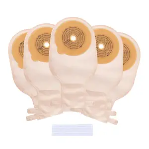 <span class=keywords><strong>Bolsa</strong></span> de Colostomía Barata al Por Mayor de Una Pieza Desechable y Reutilizable Adhesiva para Bebés y Adultos - Product Image 1