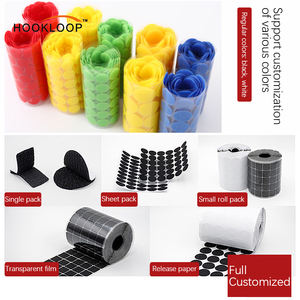 Points adhésifs circulaires en gros, points de tapis artisanaux, noir et blanc, ruban adhésif auto-adhésif à crochets et boucles <span class=keywords><strong>pour</strong></span> la salle de classe, la maison, le bureau - Product Image 5