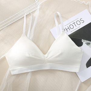 Reggiseni da donna in <span class=keywords><strong>cotone</strong></span> Wildness, comodi e traspiranti, senza <span class=keywords><strong>ferretto</strong></span>, per adolescenti - Product Image 5