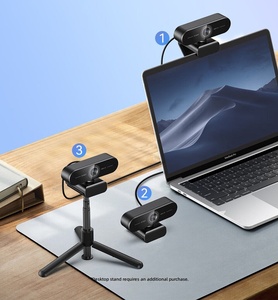 EMEET C60E AF 4K 8M CMOS 60fps USB מצלמת אינטרנט 90FOV מיקרופונים כפולים קניות מקוונות שידור חי שיחות ועידה - Product Image 4