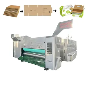 Best supplier corrugated carton box flexoo printing machine