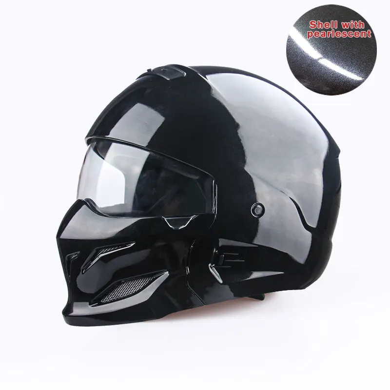 Casco de cara completa para motocicleta, combinación multiusos, nuevo, 2022