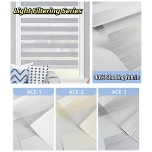 Trung Quốc Nhà cung cấp của ngựa vằn mô hình vải cho màn rèm ngang sọc thiết kế đồng bằng kỹ thuật thay thế vải rèm - Product Image 6