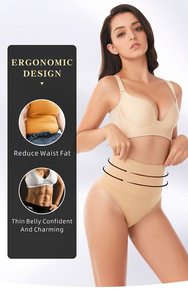 Pantalones de cintura alta para mujer, faja moldeadora, bragas push-up, tangas sexys, levantacola, control de abdomen, talla grande - Product Image 5
