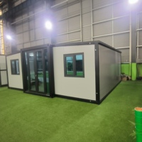 Maison conteneur extensible préfabriquée modulaire pour une vie résidentielle moderne et l'hébergement des invités