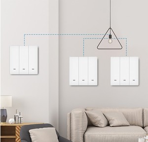 Interruptor Táctil Zigbee LAPU de Material <span class=keywords><strong>PC</strong></span>, 2 Canales, Estándar Europeo, Interruptores Inteligentes de Pared con <span class=keywords><strong>App</strong></span> Smart Life y Control por Voz <span class=keywords><strong>Alexa</strong></span> - Product Image 5