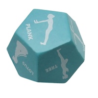 Ensemble de dés polyédriques en PU 16mm jeu d'affûtage couleur personnalisée Style résine accessoires en gros en vrac