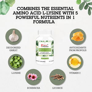 ยาเม็ดไลซีนที่มีวิตามินซี <span class=keywords><strong>Echinacea</strong></span> ชะเอมโพลิสไม่มีกลิ่นสำหรับผู้ใหญ่สนับสนุนภูมิคุ้มกันอาหารเสริมไลซีน - Product Image 4