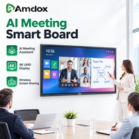 Layar Digital Signage Komersial 85-Inci UHD 4K Sistem Operasi Android dengan Video Wall untuk Pendidikan, Lift, Ritel, dan Penggunaan Dalam Ruangan