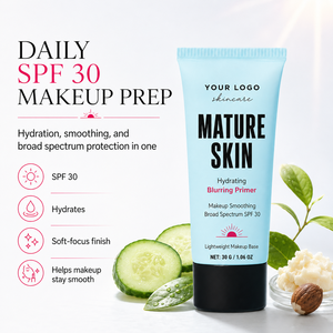 ODM Hydrating Makeup Base Soft Velvet Finish Sunscreen Care Shea Butter Green Tea Perfect Base Smoothing Daily Hydrating <b>Primer</b> - Product Image 6