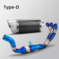M1 untuk MT09 V3 MT09 FZ-09 XSR900 sistem knalpot penuh 51mm pipa knalpot modifikasi sepeda motor