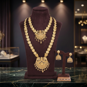 Wholesale 14K 18K 24K Gold Filled Traditional & Wedding <b>Long</b> Combo Jewelry Set, Forming Combo <b>Necklaces</b> Set, Fashion Jewelry Set - Product Image 3