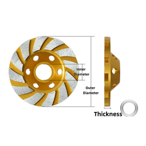 <span class=keywords><strong>Disque</strong></span> de meulage diamanté turbo de 3 pouces à liaison métallique pour surfaces rugueuses, béton et pierre – Fournisseur direct - Product Image 4