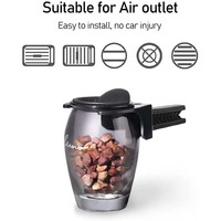 Diffuseur de parfum en pierre avec Clip, pendentif suspendus, désodorisant, accessoires de voiture, étanche, pièces