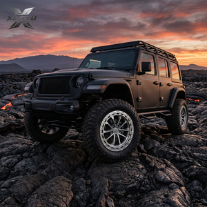 Rines XINGTU Retro Clásicos de Aleación Forjada, Estilo Beadlock, Acabado Plateado Brillante, PCD 5x127 5x130 para Jeep Wrangler <span class=keywords><strong>Defender</strong></span> 17-24 - Product Image 5