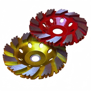 Nouvel arrivage : Meule diamantée durable de 4,5 pouces (115 mm) avec bordure, idéale pour le béton, le granit et les carreaux de sol - Product Image 1
