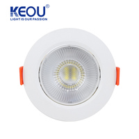 KEOU Nouveau projecteur LED DOB 5W à angle réglable pour éclairage intérieur 6500K