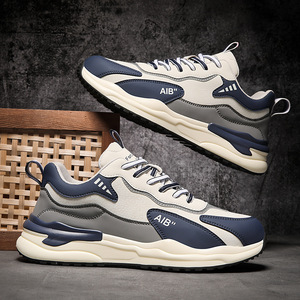 Sneakers pour hommes de haute qualité personnalisées, sneakers décontractées à semelle épaisse populaires pour hommes - Product Image 3