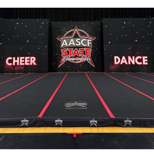 Chuyên nghiệp Thảm XPE bọt cổ vũ <span class=keywords><strong>Flexi</strong></span> sàn CuộN ra Thể dục dụng cụ Mat cho thể dục tập thể dục sàn - Product Image 5