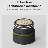Écologique UF Filtre À Eau Bouteille Purificateur Presse Push Down Type pour Sports De Plein Air Camping Randonnée Aventure Boire