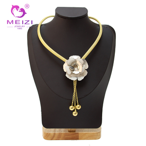MEIZI Jewelry il più nuovo Set di gioielli con collana placcata in oro Dubai costumi per banchetti di nozze - Product Image 4