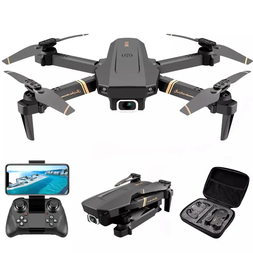 4K Camera Drones V4 with GPS RC Profesional Drones Remote Control Quadrocopter Toys