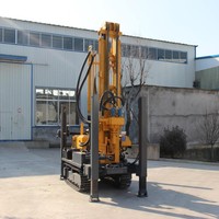 Foreuse rotative diesel KW180 d'occasion avec moteur, machine portable pour puits d'eau, profondeur 180m