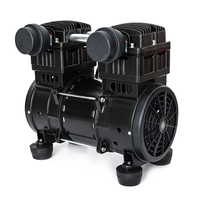 Compresseur d'air portable de haute qualité avec moteur sans huile et moteur petite pompe d'aérateur à piston à bruit pour les étangs de pisciculture