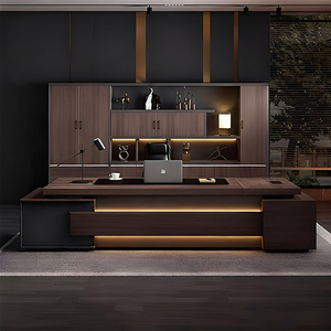 Scrivania moderna a forma di L per ufficio-High-End Business mobili capo tavolo - Product Image 2