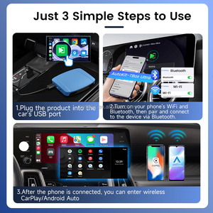 Carlink Kit Ultra Android 15 Tbox Wireless Car Play 8GB RAM 128GB ROM 5G TV Box Video Auto AI Box Schermo Auto Modulo <span class=keywords><strong>Carplay</strong></span> <span class=keywords><strong>YouTube</strong></span> - Product Image 6