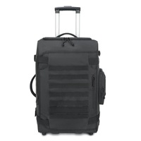 Sac à roulettes en polyester imperméable tendance avec fermeture éclair pour les voyages en plein air