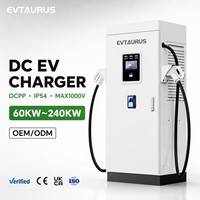 Estación de Carga Ocpp IP54, Cargador de CC para Vehículos Eléctricos de 60 kW, 80 kW, 120 kW, Estaciones de Carga Rápida de CC para Camiones y Autobuses