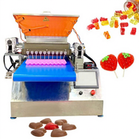 Machine de fabrication manuelle entièrement automatique pour bonbons gélifiés, vitamines, moules à chocolat 3D aux fruits et déposeurs de bonbons gélifiés