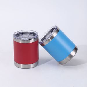 Mug promotionnel isotherme en acier inoxydable de qualité alimentaire, 10 oz, avec intérieur en métal, couleurs mates variées - Product Image 6
