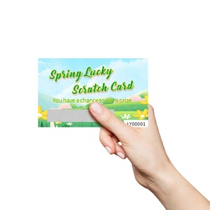 Quick Customized Printing Scratch Off Card Hd Color Custom Size Paper Logo Cmyk Scratch Off <b>Tickets</b> - Product Image 5