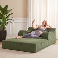 Fabrik-Vakuumverpacktes Modulares Schwammsofa, Frei Transformierbares Einzelsitz-Relaxsofa-Bett für Apartment, Modernes Zuhause und Schlafzimmer
