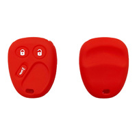 Étui de protection en silicone moulé avec précision pour clé de voiture GM Buick GL8 Chevrolet GMC à 3 boutons, résistant à l'usure