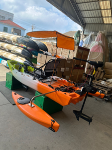 Kayak de pêche motorisé Viking 1 personne en HDPE/PE, type sit-on-top, homologué CE, propulsion par pédales, durable, léger, avec pagaie, garantie 2 ans - Product Image 4