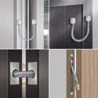 Sistemas y productos de control de acceso de seguridad Cable integrado de acero inoxidable Dispositivo protector de alambre de puerta Bucle de puerta oculto