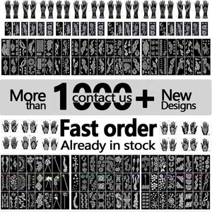 Meilleurs motifs de <span class=keywords><strong>henné</strong></span> de mariage simples et uniques, autocollants de <span class=keywords><strong>tatouage</strong></span> temporaire pour les mains et les pieds - Product Image 6