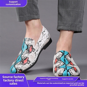 Nuovi mocassini da <span class=keywords><strong>uomo</strong></span> con un piede stile serpente scarpe taglie forti alla moda con fagioli <span class=keywords><strong>mare</strong></span> scarpe da commercio estero scarpe Casual da <span class=keywords><strong>uomo</strong></span> - Product Image 1