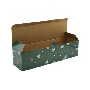 Customized Logo Print Christmas Gift Box Paper Box Corrugated Holiday Packaging Easter Box Santa Claus Decorative Candy Toys