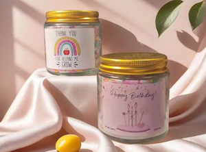 Bougie artisanale parfumée en cire de soja dans un pot en <span class=keywords><strong>verre</strong></span>, écologique et créative, pour la maison, les anniversaires, Noël, les mariages - Product Image 4