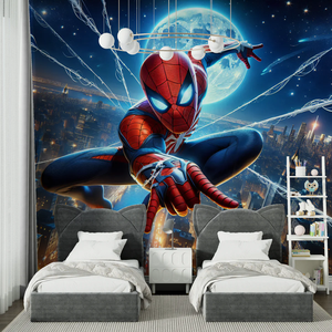 Papel Tapiz Autoadhesivo Popular <span class=keywords><strong>de</strong></span> Spider-Man, Mural <span class=keywords><strong>de</strong></span> Superhéroes para Dormitorio Infantil, Habitación <span class=keywords><strong>de</strong></span> Adolescentes, Sala <span class=keywords><strong>de</strong></span> Juegos, Decoración <span class=keywords><strong>de</strong></span> Paredes Interiores - Product Image 1