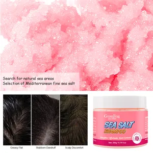 200g Guanjing ים מלח שיער אובדן טיפול שמפו טבעי להזין אנטי תלתלים שמפו לטיפול בשיער