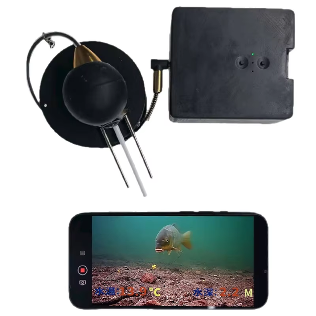 HD 1080P Wireless Fishing Camera | Underwater Viewing for Ice, Kayak, Boat Fishing | Night Vision & Phone App Control